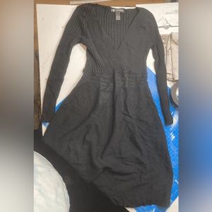 INC Black Long Sleeve Dress